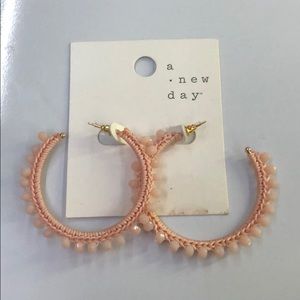 pink target earrings